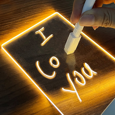 USB LED Message Board

Rechargeable LED Note Board

Personalized Message Light

Multifunctional Night Lamp

light

Glowing Writing Board

Erasable LED Memo Board

Dry Erase LED Writing Board

Dimmable Night Light with Pen

Creative Desk Night Lamp

Aesthetic Room Decor Light